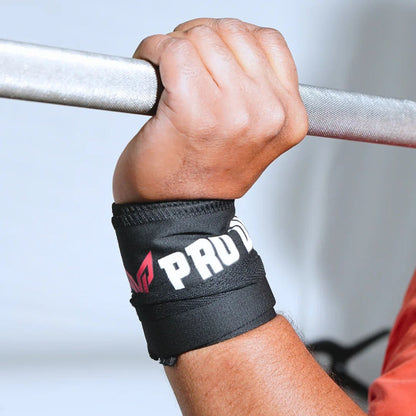 Weightlifting Wrist Wraps Cotton - Straps and Band PRO WOLF