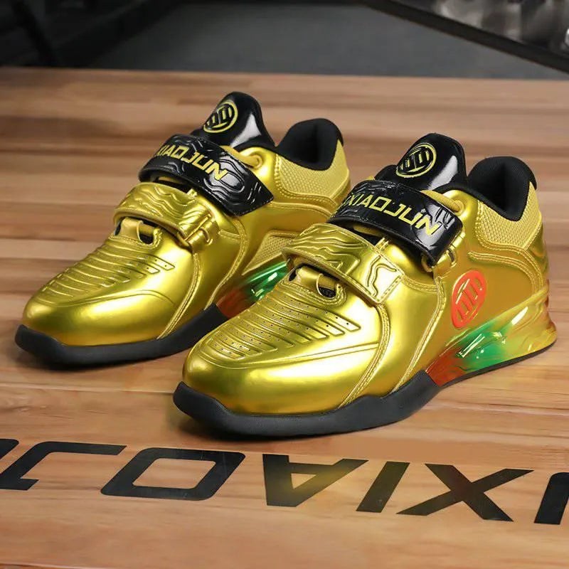 Luxiaojun Gold Weightlifting Shoes | Premium Quality