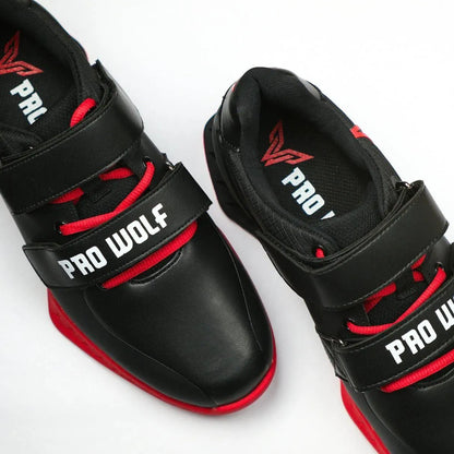 PRx800 Wider Toe Box Weightlifting Squat Gym Shoe - Black - PRO WOLF