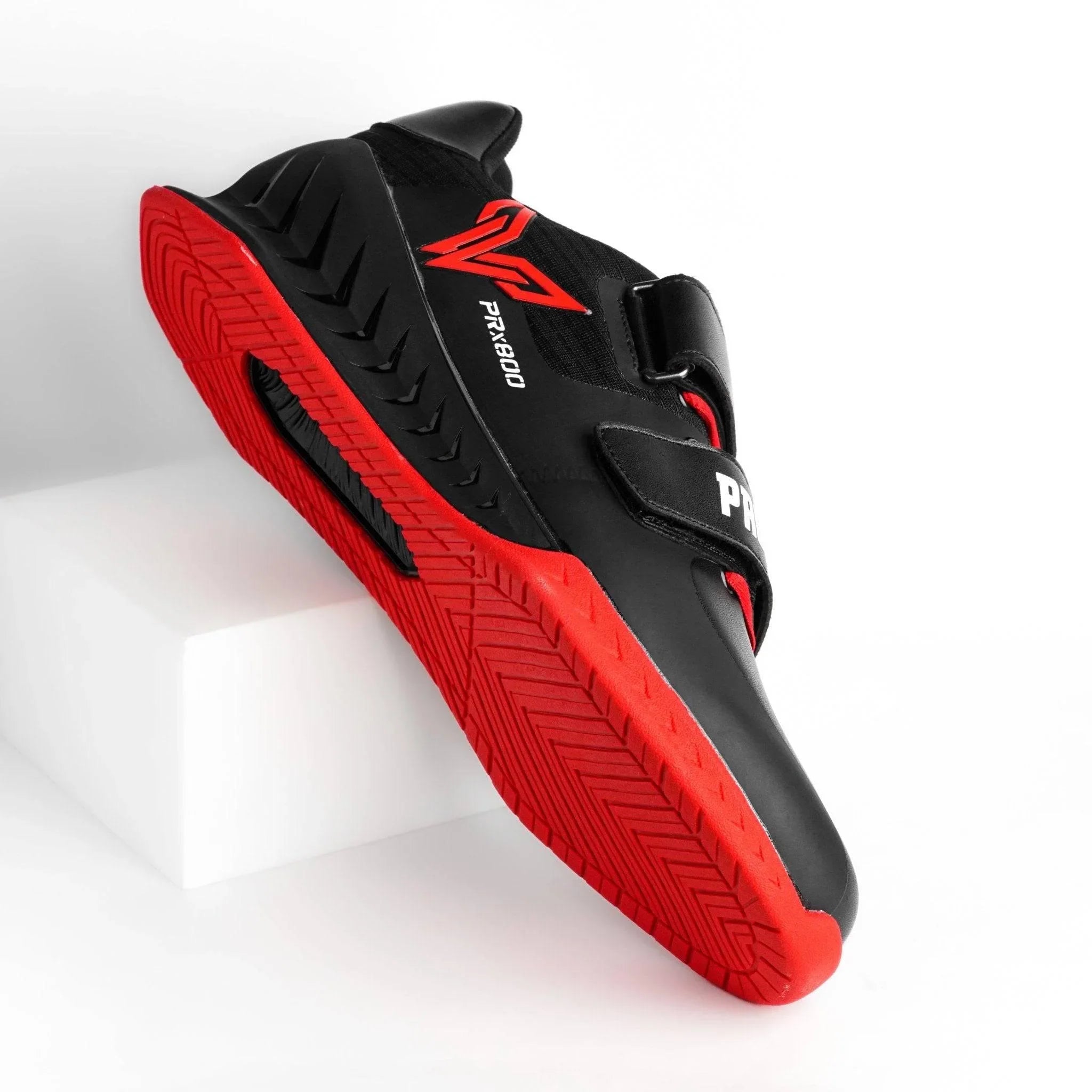 PRx800 Wider Toe Box Weightlifting Squat Gym Shoe - Black - PRO WOLF