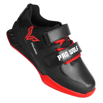 PRx800 Wider Toe Box Weightlifting Squat Gym Shoe - Black - PRO WOLF