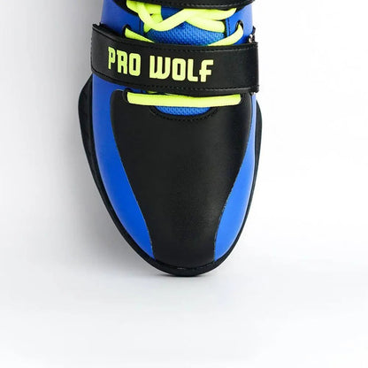 PRx800 Wider Toe Box Weightlifting Squat Gym Shoe - BLUE - PRO WOLF