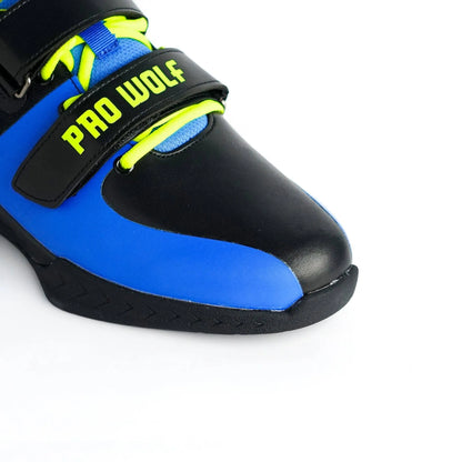 PRx800 Wider Toe Box Weightlifting Squat Gym Shoe - BLUE - PRO WOLF
