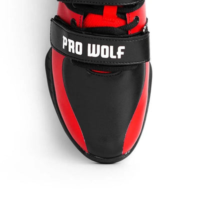 PRx800 Wider Toe Box Weightlifting Squat Gym Shoe - RED - PRO WOLF
