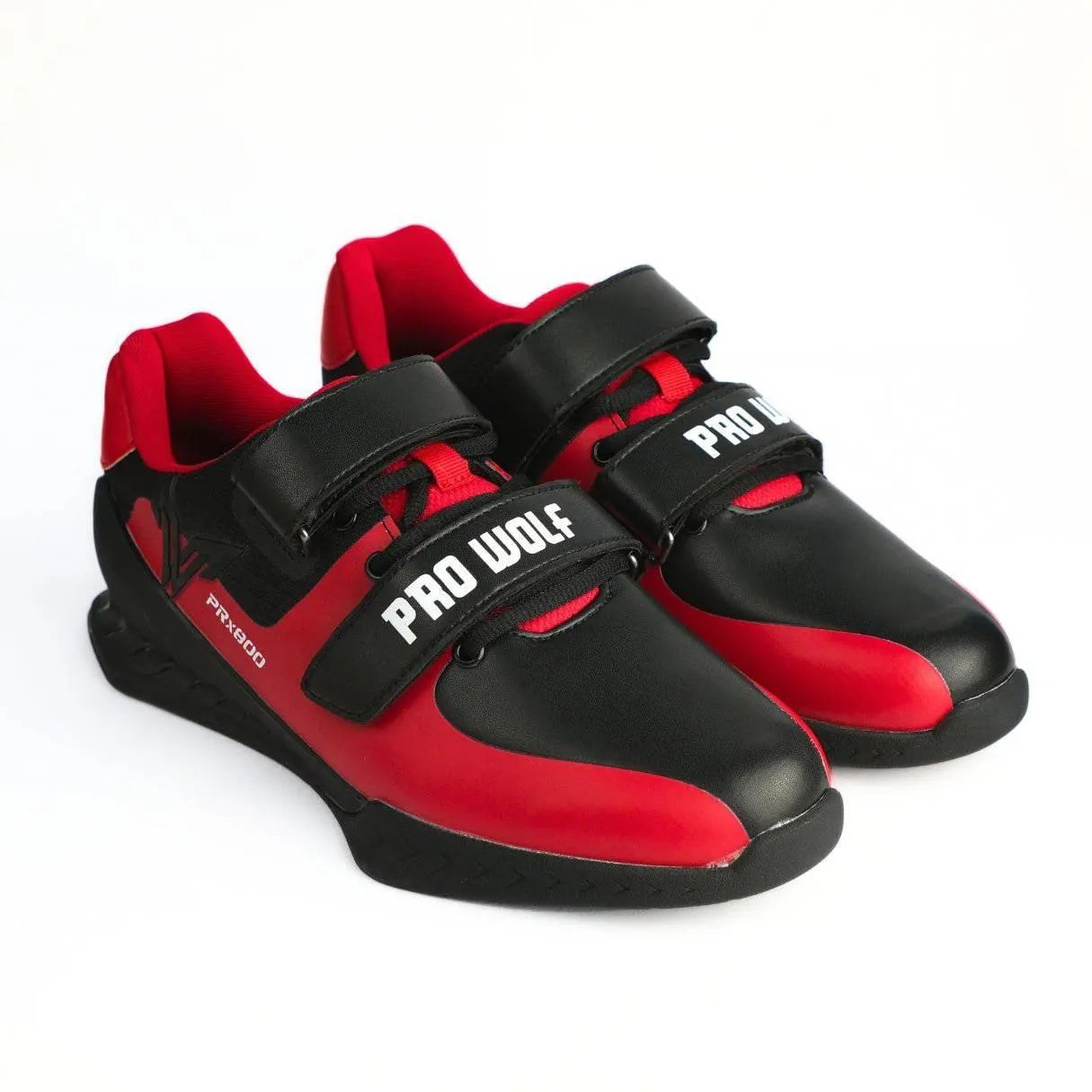 PRx800 Wider Toe Box Weightlifting Squat Gym Shoe - RED - PRO WOLF