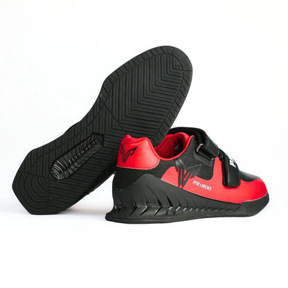 PRx800 Wider Toe Box Weightlifting Squat Gym Shoe - RED - PRO WOLF