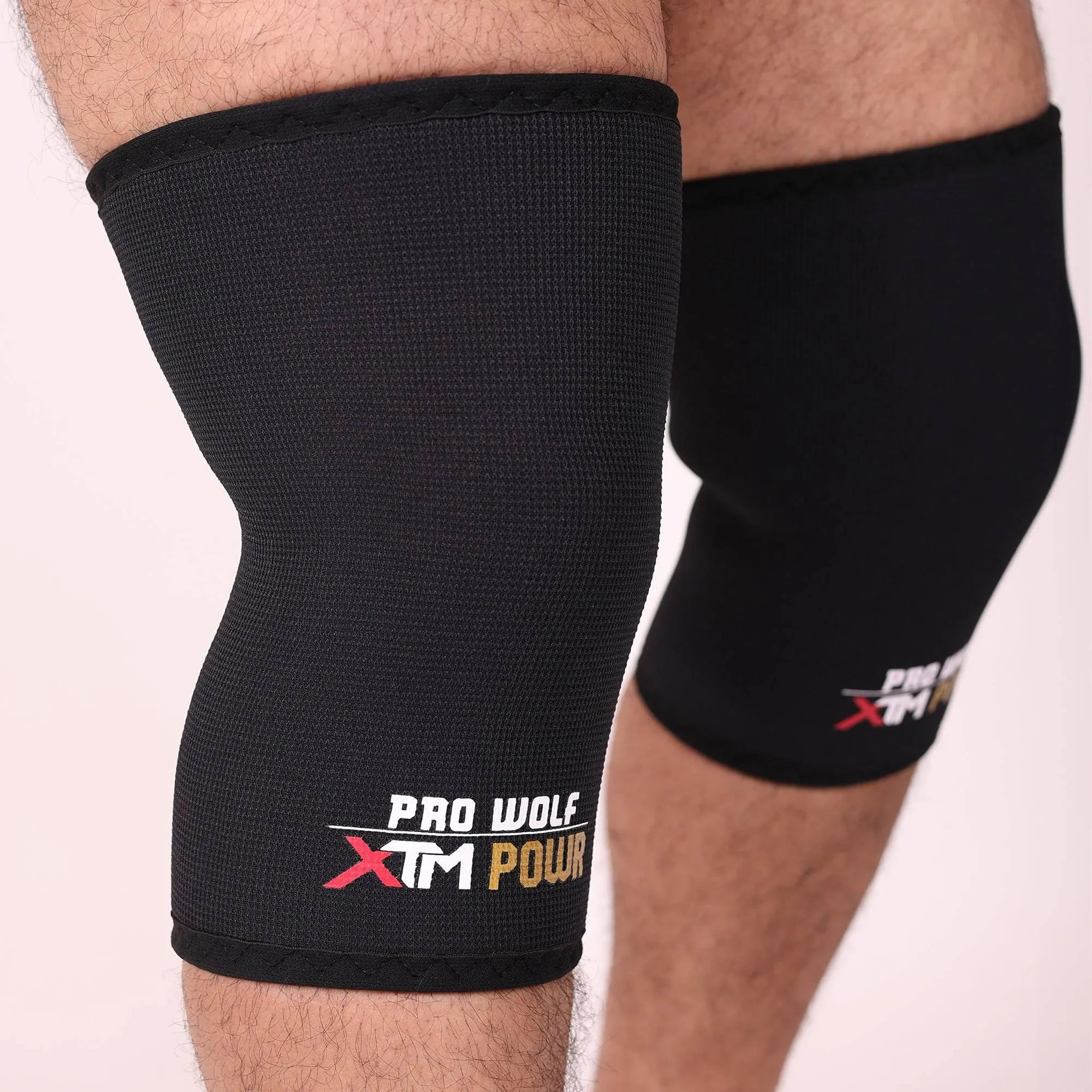 XTM POWR 7mm Knee Sleeves Powerlifting (Level 3) - PRO WOLF