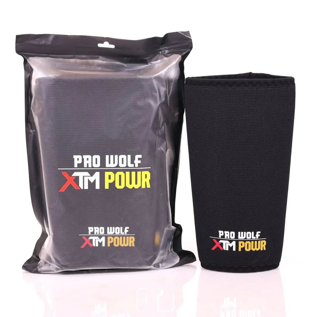 XTM Powr 7mm Black Knee Sleeves | Level 3 Powerlifting Gear